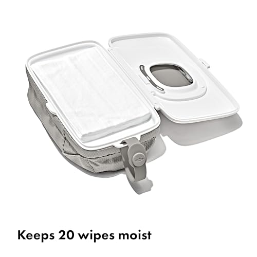 OXO Tot On-The-Go Wipes Dispenser with Diaper Pouch, Gray - image 5