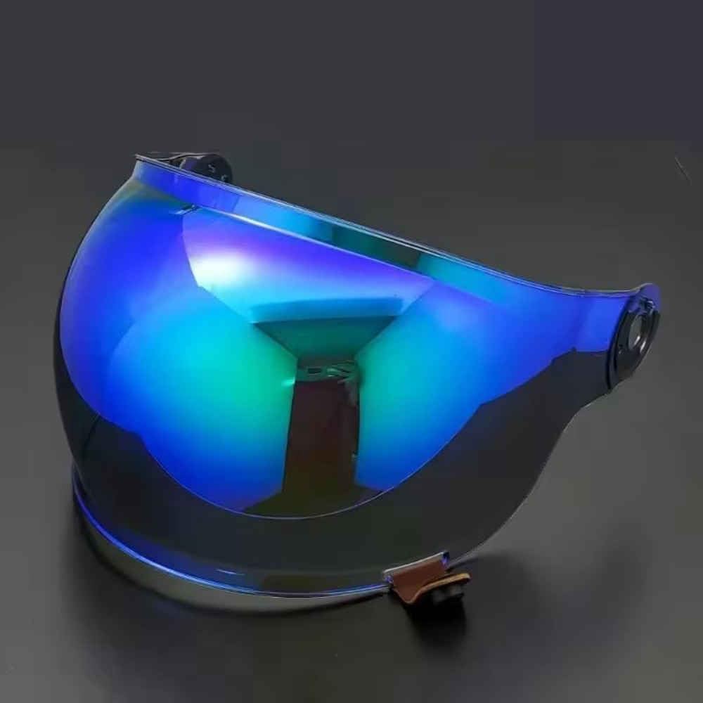 ZJHFDC Motorcycle Helmet Visor for Bell Bullitt, Windproof Anti Scratch Helmet Visor Replacement Motorcycle Accessories,normal-Ablue