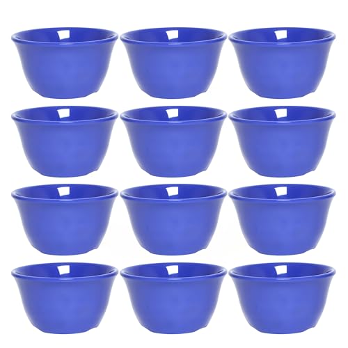 TrueCraftware- 8 oz Bouillon Cup Purple Color Melamine Set of 12- Dishwasher Safe Break-Resistant Reusable Bowls Serving Soup Bowl Broth Cups Soup Bowls Ice Cream Dipping Sauce