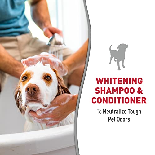 Nature’s Miracle Whitening Shampoo & Conditioner For Dogs, 16 Oz, Blooming Almond Scent #TOP2