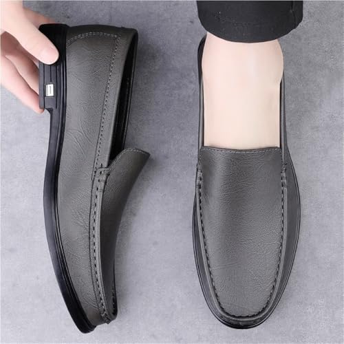 Slip Resistant Lightweight Slip On Mens Business Loafers Shoes Comfortable Driving Style Casual Events Outdoors Wedding2