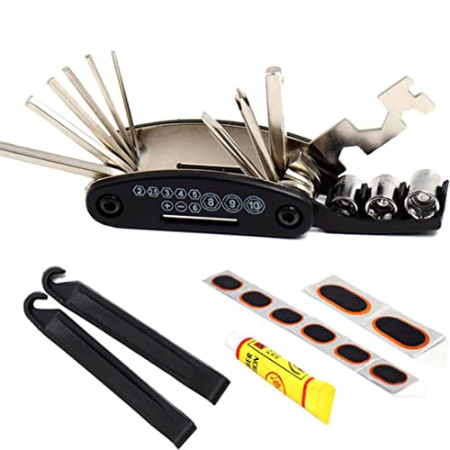 Kit Ferramentas Bike Chaves Bomba Remendo Reparo Bicicleta