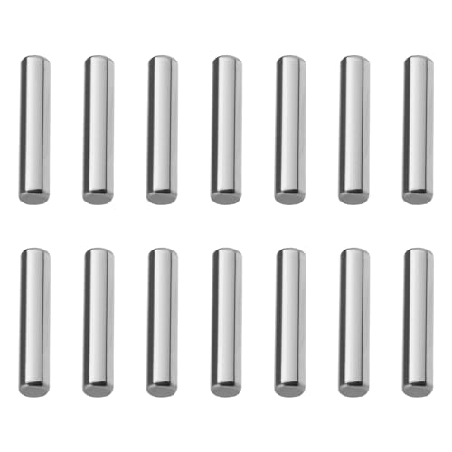 ECSiNG 30PCS RC Wheel Hex Drive Adaptor Pin Compatible with 1/10 Rc Car 12mm Hex Hub for RC Spare Part RC Car Upgrade Parts Metal Silver