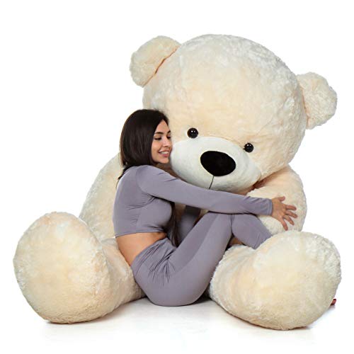 Image of ToYBULK Teddy Bear, Teddy Bear 4 Feet for Girls, Soft Toys for Girls, Big Teddy Bear, Toys for Girls, Birthday Gift for Girls /Wife /Girlfriend /Husband, (4 Feet, Beige)