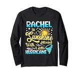 Rachel First Name - Sunshine Mixed Little Hurricane Long Sleeve T-Shirt