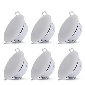 Facon 3 Inch LED RV Puck Light Full Aluminum Recessed Mount Down Light 12V Interior Light for RV Motor-Homes Camper Caravan Trailer Boat, 4000K Cool White (6 Packs)