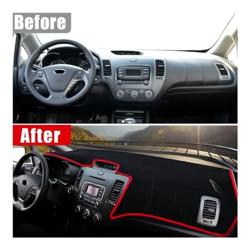Tapis de tableau de bord Kia Cerato évite reflet pare-brise et fissure plastique - 2
