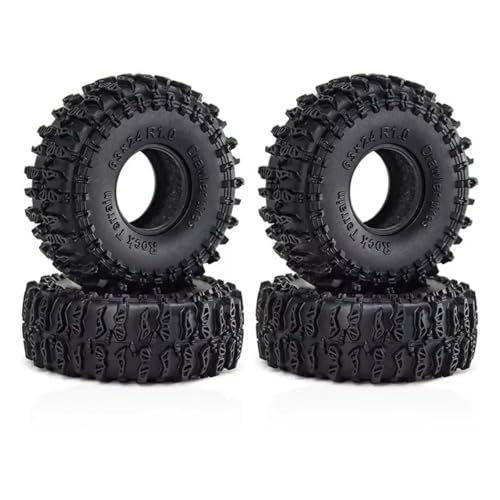 Évitez le patinage avec ces Pneus Caoutchouc Souple 63mm pour Crawler SCX24 TRX4M