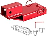 clamp on Tractor Trailer Ball Bucket 2'' fit Hitch Mount Receiver Adapter Tractor Bucket attachments