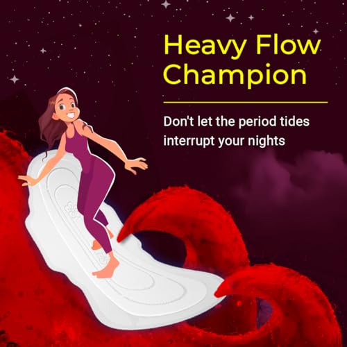 Paree Super Nights Sanitary Pads for Women (Trifold) |XXL-30 Pads|Double Feathers|Quick Absorption|Disposable Covers|Wide Coverage|Leakage... - Image 4