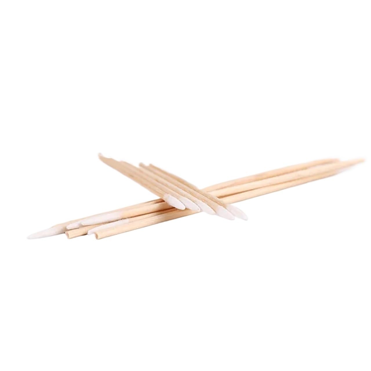 Nails Wood Cotton Swab 1200pcs Disposable Wooden Pointed Cotton Sticks 7/10cm Swab for Nail Beauty(10cm)