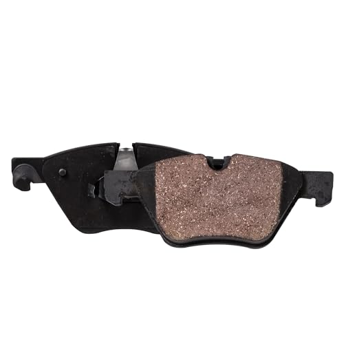 Image of Detroit Axle - Front Brake Pads for 11-16 BMW 528i, 12-16 528i xDrive, Ceramic Brake Pads w /Hardware 2011 2012 2013 2014 2015 2016 Replacement