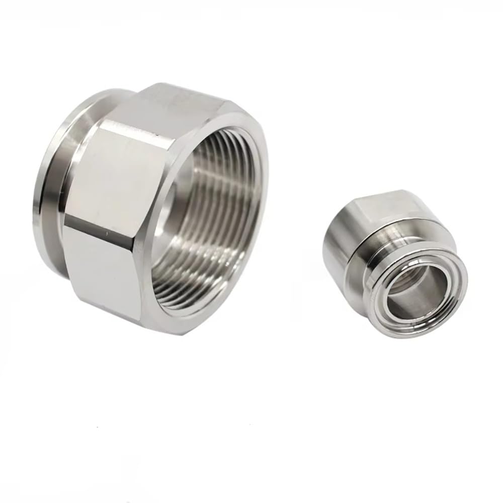 Accesorio De Virola Sanitaria Tri Clamp, Acero Inoxidable S304, Adaptador Hexagonal Hembra De 1/4-2" for Tubería(14)