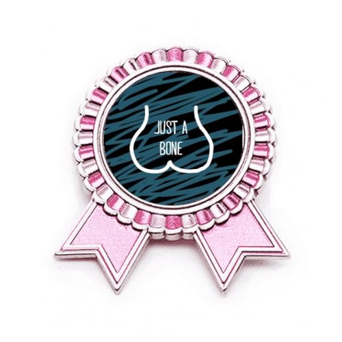 Broche dessin amusant Just B en métal bleu taille M un cadeau original à offrir