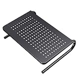 COMBO DE MONTAJE PARA TV y ESTANTE: Actualice su centro de entretenimiento con este soporte de pared para TV con estante para una apariencia limpia, elegante y minimalista.