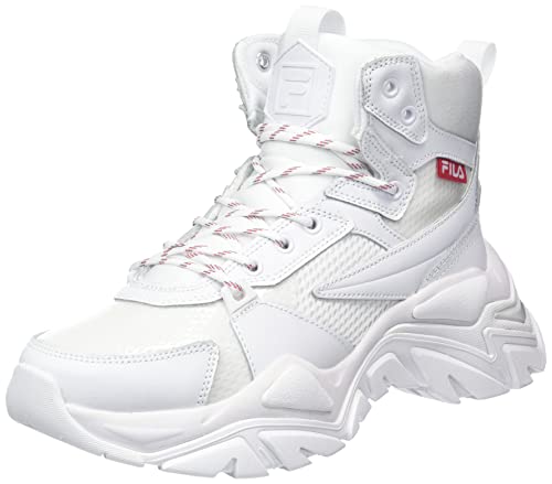 FILA ELECTROVE Desert Boot wmn, Zapatillas Mujer, White-Teaberry, 41 EU