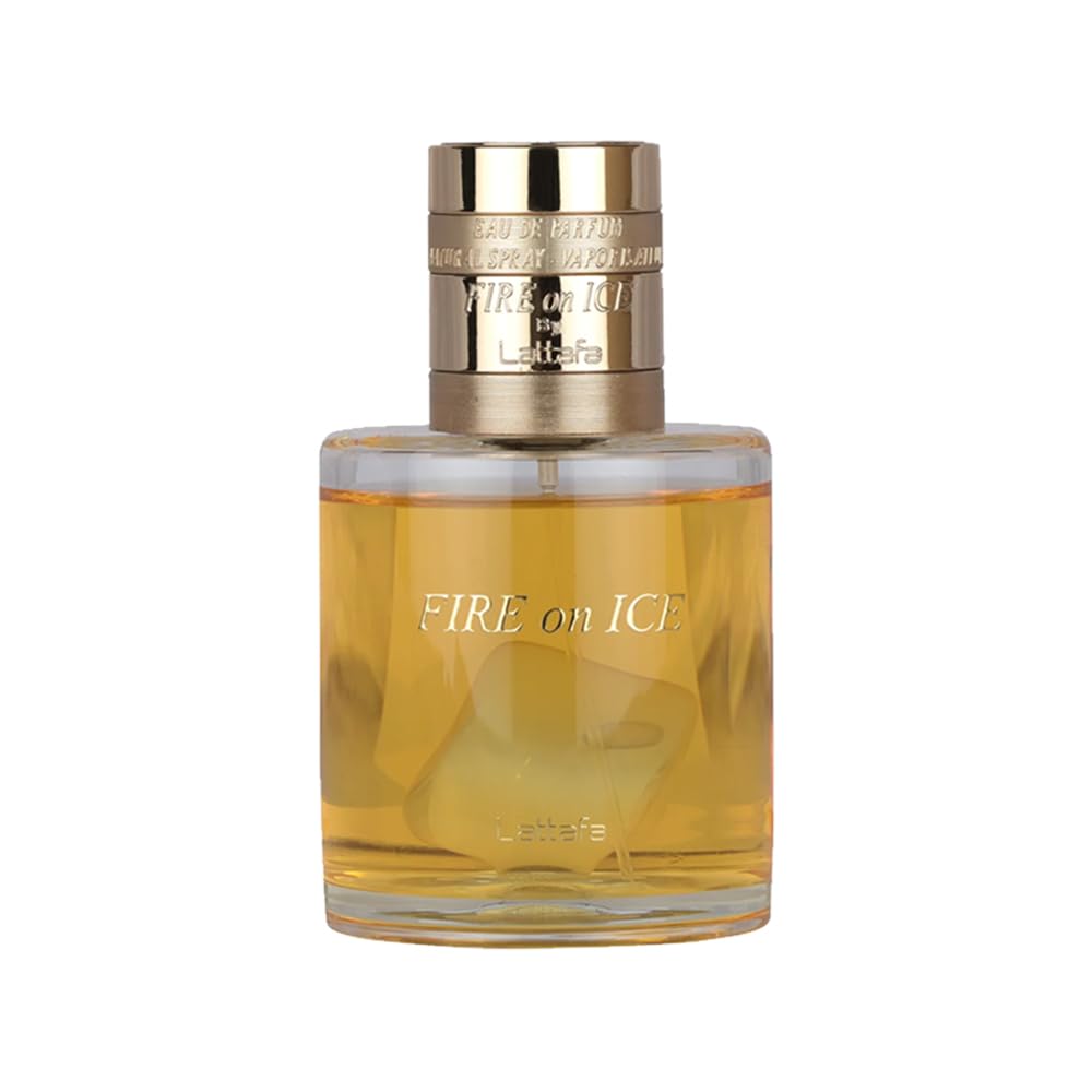 Lattafa Fire On Ice – Fruity, Spicy, Woody, Ambery – Eau de Parfum Spray Long-Lasting Fragrance for Unisex, 3.71 Ounce / 110 ml