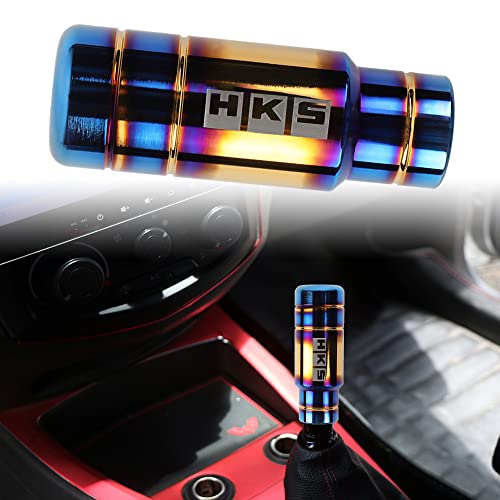Universal 9CM HKS Burnt Blue Shift Knob Manual Car Racing Gear Shifter