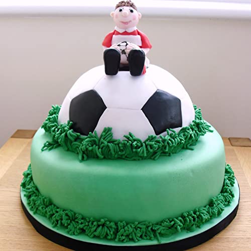 4Pcs Soccer Cookie Cutter Set Hexagon Cookie Cutter Plastic Soccer Cookie Cutters Shapes Football Biscuit Cutters For Baking Mould Cake Decorations #TOP3