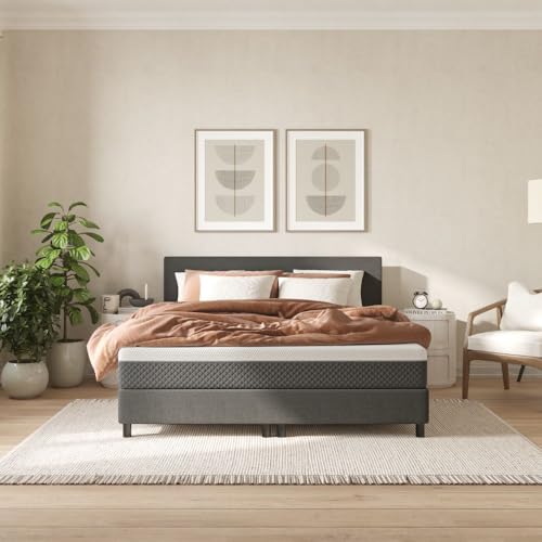 Emma Premium Hybrid 2.0 Colchão Híbrido Casal (138x188cm) Molas Ensacadas + Espuma 7 Zonas de Suporte Alta Respirabilidade Não Esquenta Absorção de Movimento
