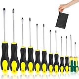 12PCS Juego de Desarmadores-Destornilladores de Precisión Extraíble Profesional Magnética Kit de Herramientas de...