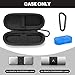 Case for KardiaMobile 1L 6L Personal EKG Monitor, Hard Travel Carrying Case for AliveCor Kardia Heart Monitor EKG/ECG, Heart Rate Monitor Holder Storage Organizer with Pill Box & Carabiner Clip-Black