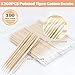 1200PCS Precision Pointed Tips Cotton Swab, 4 inch Microblading Cotton Swabs with Wooden Sticks, Cotton Sticks Applicator for Nail Polish Cleaning, Correcting Makeup Mistakes, Eyebrow, Tattoo,Beauty