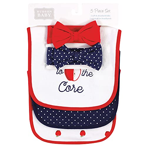 Image of Hudson Baby Unisex Baby Bandana Bibs and Headbands