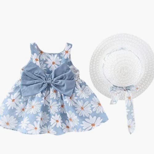 Vestido Infantil, Exclusivo Jarverce Baby, Roupas bebês 0 à18 meses, Acompanha Chapéu, Vestido Passe