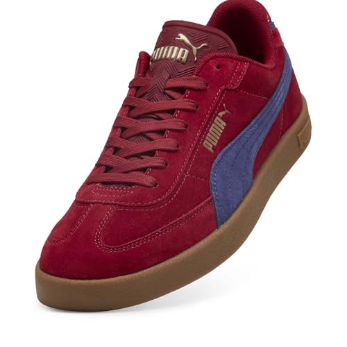PUMA Men's Club II ERA Sneaker, Dark Crimson-Blue Crystal, 10