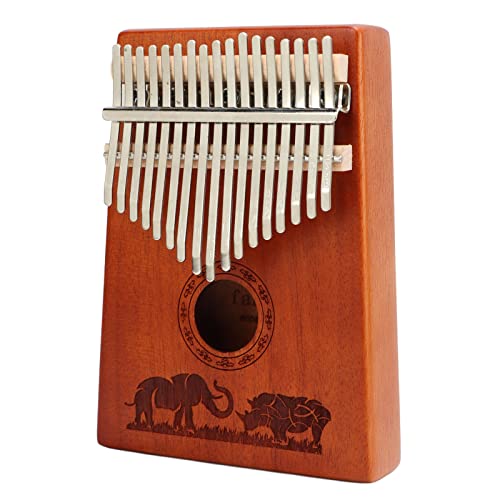 Kalimba Instrument, 17 Touches Portable Pouce Piano Joli Design Échelle Claire avec pour Famille - Les Beatles, Paul McCartney, John Lennon, RIngo Starr, George Harrison Kalimba Instrument, 17 Touches Portable Pouce Piano Joli Design Échelle Claire avec pour Famille – Image 3