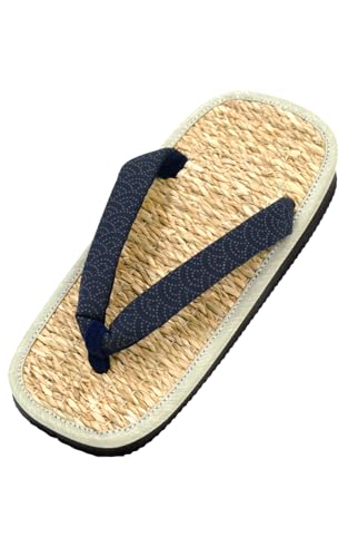 Japanese zouri sandals mushiro navy setta zori flip-flops costume house yard kendo [Made in Japan]