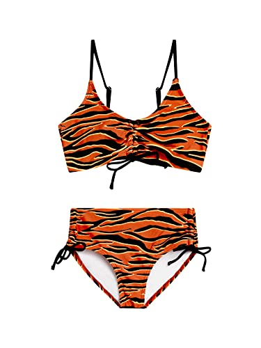 Image of Kanu Surf Girls' Willow V-Neck Bikini Beach Sport 2-Piece Swimsuits