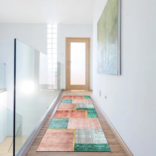 Alfombra larga para dormitorio transitable lavable de 60x160 cm 6