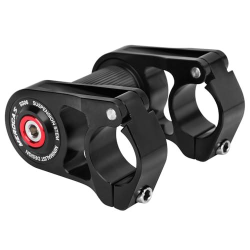 Folding Bicycle stem 25.4x45mm ?BMX Handle Shock stem 25.4mm Handle Universal?Compatible with Brompton A C Pline Compatible with Dahon 412 and SP18