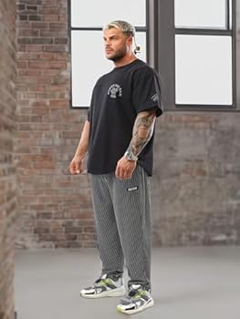 Jeans Heren Broeken Jeans Broeken Heren Loose Fit Baggy Jeans Heren Denim Straight Cut Jeans Blauw Casual Broek Lange Jeans Met Zakken herenjeans (Color : Black, Size : XL