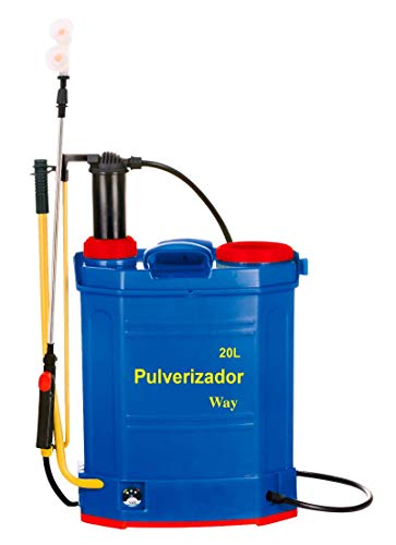 Pulverizador 2x1 Elétrico e Manual 2 em 1 Costal 20 Litros Bateria Recarregável IWP2X1-020
