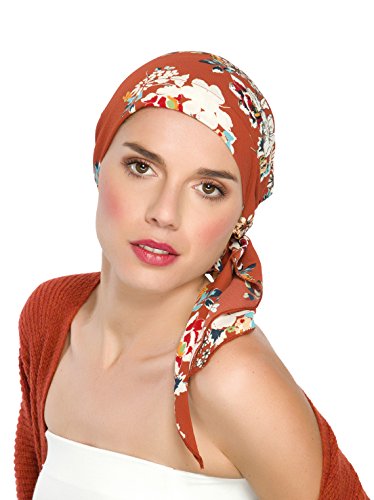 NJ CREATION Athènes Marron Fleuri Crème