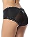 Sofishie Sexy Mesh Back Panties - Black - Medium