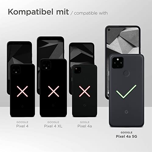 Google Pixel 4a 5G coque MoEx en cuir étui noir de protection intégrale - 2