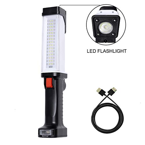 Led Work Light 1000 Lumens Cordless Portable handheld USB Rechargeable Magnetic Flashlight