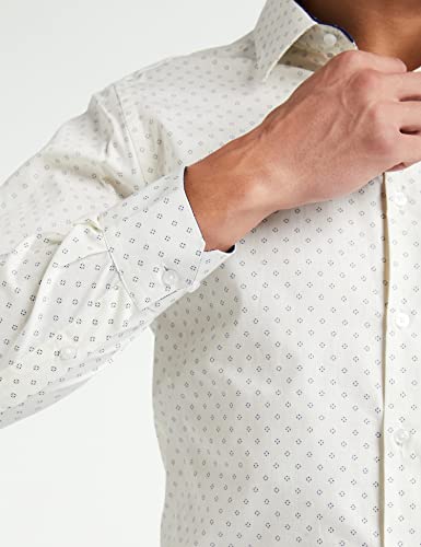 Image of Diverse Men's Cotton Printed Full Sleeve Regular Formal Shirt