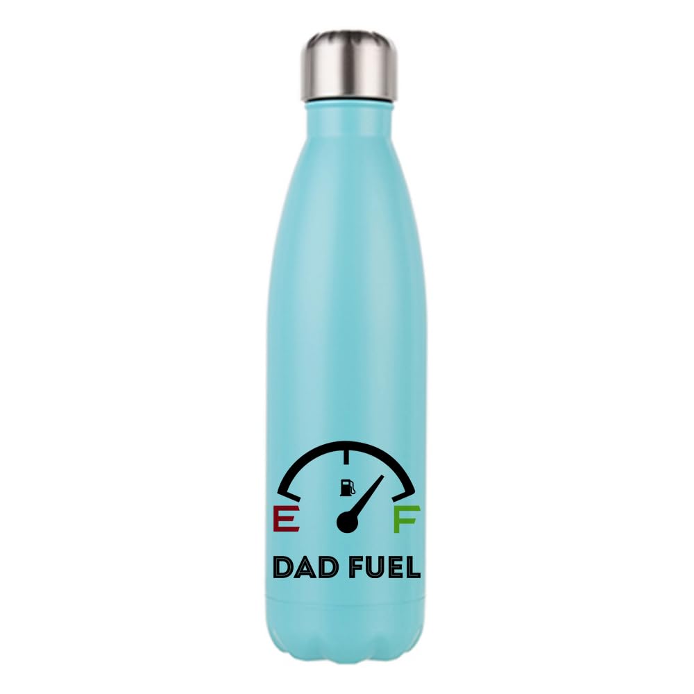 Getagift Dad Fuel Mug, Fathers Day Gift, 500 ML Double Walled Insulated Stainless Steel Bottle. (Matt Mint Green)