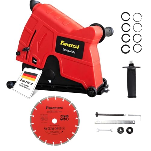 FANZTOOL Absaughaube Winkelschleifer 230 zum Trennen,...