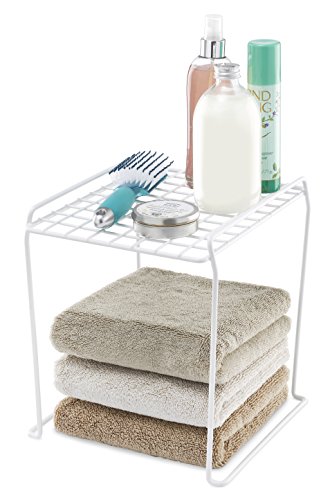 Étagère empilable haute Whitmor blanche pour optimiser les petits espaces - 6