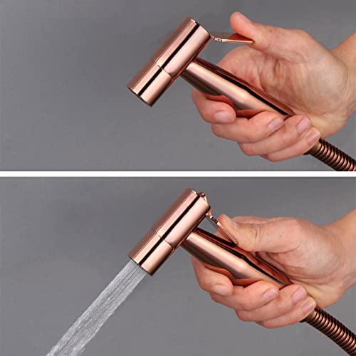 Douche bidet de salle de bain multifonction or rose pour routine bien-être - 6