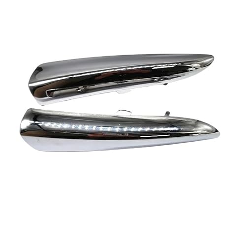 シトロエン DS5 フロントバンパー装飾ストリップ 9805011580 9805011680 フロントバンパーのシルバー装飾ストリップに適しています(A pair of prices)