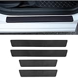 🛒【Premium-Materialien】: Unsere Autotüraufkleber bestehen aus Premium-Kohlefaser, die sich durch höhere Haltbarkeit und exquisites Aussehen auszeichnet. Verhindern Sie effektiv den Verschleiß Ihrer Autotürverkleidungen und schützen Sie den Original-Autolack.
