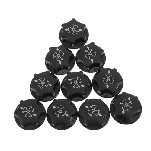 Cabilock 10Pcs Replacement Fan Knobs for Industrial Floor Tower Desk Fans Smooth Operation Ergonomic Design Compatible with Various Cooling Systems
