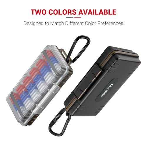 Dual Protect Waterproof MicroSD Card Case w 54 Small Plastic TF Card Cases by Kiorafoto - Used condition - Image 8